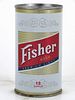1966 Fisher Beer 12oz 63-36.2 Flat Top Can San Francisco, California