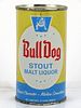 1958 Bull Dog Stout Malt Liquor 12oz 45-38.1 Flat Top Can Santa Rosa, California