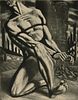HARRY STERNBERG (1904-2001) PENCIL SIGNED LITHOGRAPH