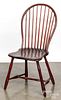 Philadelphia bowback Windsor chair, ca. 1800, bran