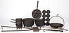 Group of iron cookware, 18th/19th c., to include a