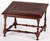 Walnut table top book stand, early 19th c., 11" h.