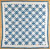 Pennsylvania patchwork quilt, early 20th c., 94" x