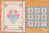 Two doll quilts, 20th c., to include a Pennsylvani