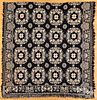 Shelby County, Ohio Jacquard coverlet, dated 1849,