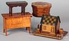 Group of woodenware, early to mid 20th c., to incl