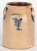 New York stoneware crock, 19th c., impressed upsid