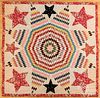 Pennsylvania patchwork star quilt, ca. 1900