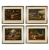 4 Currier & Ives Frontier Prints 1860s