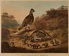 Currier & Ives "Cares of a Family" Print 1856
