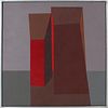 Darrell Crisp Oil on Canvas Geometric Abstraction