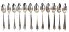 (12) Madam Jumel Whiting Sterling Spoons 10 OZT