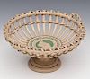 19th C Ferdinand Gerbing Pottery Basket
