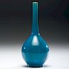 Chinese Turquoise Long Neck Vase 