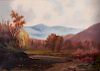 Mountain Landscape Oil On Canvas