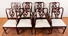 Chippendale Dining Chairs Set