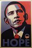 Shepard Fairey: Barack Obama, Hope