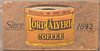 Lord Calvert Coffee Canvas Advertising Sign.