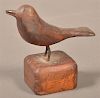 Folk Art Song Bird Signed Joseph Moyer 1889.