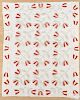 Appliqué tulip quilt, ca. 1900, 62'' x 80''. Provenance: The Estate of Louis G. and Shirley F. Hecht