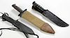 Bolo Knife, Two Military Knives