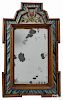 William & Mary courting mirror, early/mid 18th c., 13 1/2'' x 8 1/4''.