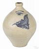 New York stoneware jug, ca. 1835, impressed Clark & Fox Athens