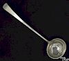 Philadelphia coin silver ladle, late 18th c., bearing the touch of Joseph Richardson, 14'' l.