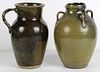 Two Jugtown Ware Vases