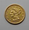 1851 Liberty Head 2.5 Dollar Gold US Coin
