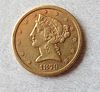 1879 S Liberty Head 5 Dollar Half Eagle Gold US Coin