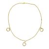 Cartier Trinity 18K Gold Rolling Pendant Necklace