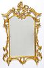 English Chinese Chippendale Revival Formal Mirror