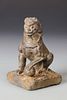 Chinese Carved Stone Foo Dog Figure
