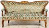 French Louis Philippe Marquetry Sofa