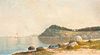 * Karl Eugene Felix, (Austrian, 1837-1906), Coastal Scene with Boats