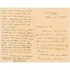 Grover Cleveland Autograph Letter Signed as President