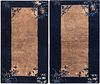 Pair Of Antique Chinese Rugs 3 ft 8 in x 2 ft 1 in (1.11 m x 0.63 m)