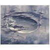 RAYMUNDO MARTÍNEZ, Cráter, Firmado y fechado 2006, Acrílico sobre tela, 80 x 100 cmm Con certificado