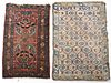 2 Semi-Antique Persian Scatter Rugs