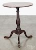 Pennsylvania cherry candlestand, early 19th c., with a highly figured top