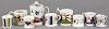 Nine assorted Gaudy Welsh mugs and tea cups, to include a covered Forget Me Not mug, 6 1/4'' h.