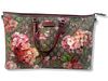Convertible Zip Tote Blooms Print GG Coated Canvas