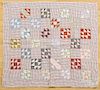 York County, Pennsylvania Old Maids Puzzle patchwork crib quilt, early 20th c., 40'' x 36''.