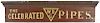 William Demuth Company, painted pine pipe advertising sign fragment, early 20th c., 7 1/2'' x 35''