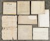 Six Pennsylvania vellum indentures, late 18th/early 19th c., mostly Chester County