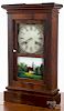 Waterbury rosewood veneer mantel clock, 26 1/2'' h.