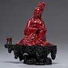 Red Porcelain Guanyin 