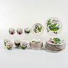 22pc Mottahedeh Vista Alegre Salad Plates, Bowls, Tea Cups