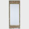 Pair of Italian Neoclassical Style Giltwood and Painted Composition Mirrors